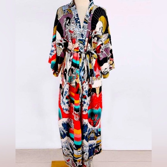 NWT BOHEMIAN KIMONO - CHIC GEISHA - Picture 2 of 4